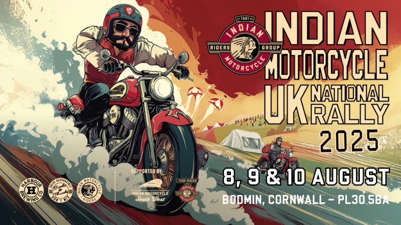 Indian Motorcycle bevestigt data voor de IMR UK National Rally 2025 ...